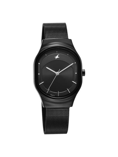 Fastrack black belt watches for outlet womens