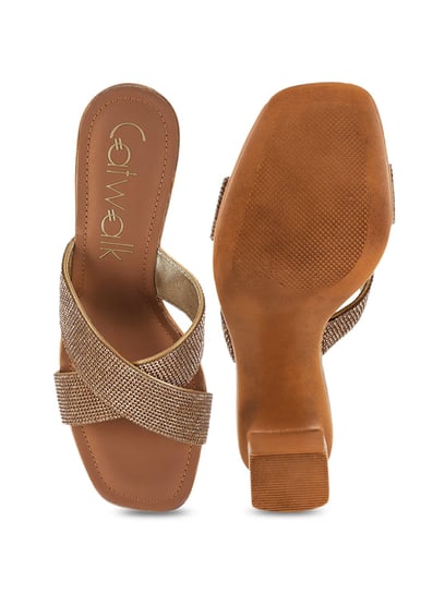 Buy Catwalk Brown T-Strap Sandals Online at Best Prices in India - JioMart.