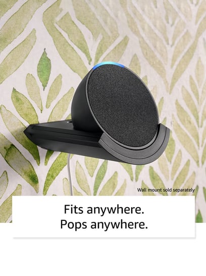 Buy  Echo Pop Full Sound Compact Smart Speaker with Alexa Online At Best  Price @ Tata CLiQ