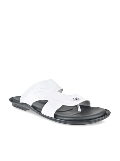 Aviv | White Leather Double Strap Sandal – Jerusalem Sandals