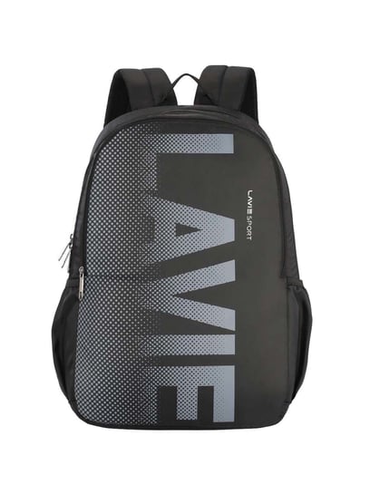 Buy LAVIE SPORT Hype 1 Black Printed Medium Backpack Online At