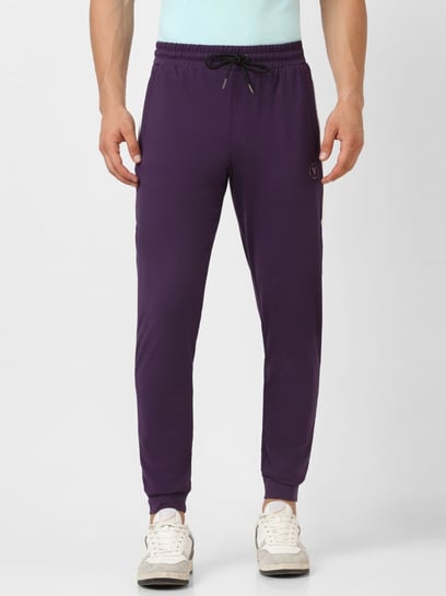 Purple joggers online men's