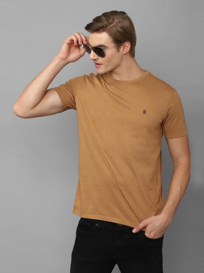 Buy Louis Philippe Solid Polo Collar With Chest Pocket T Shirt - Tshirts  for Men 25408204 | Myntra