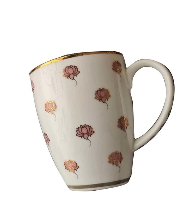 Buy Gift Set - Pichwai Set Of 2 White Coffee Mugs Online @ Tata CLiQ Luxury