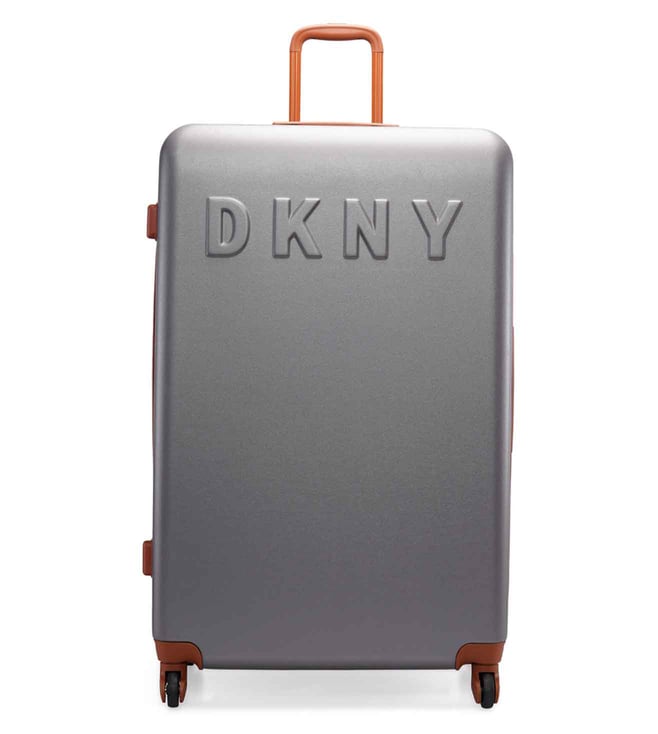 Buy DKNY Pink Allore Large Checked Trolley Online @ Tata CLiQ Luxury