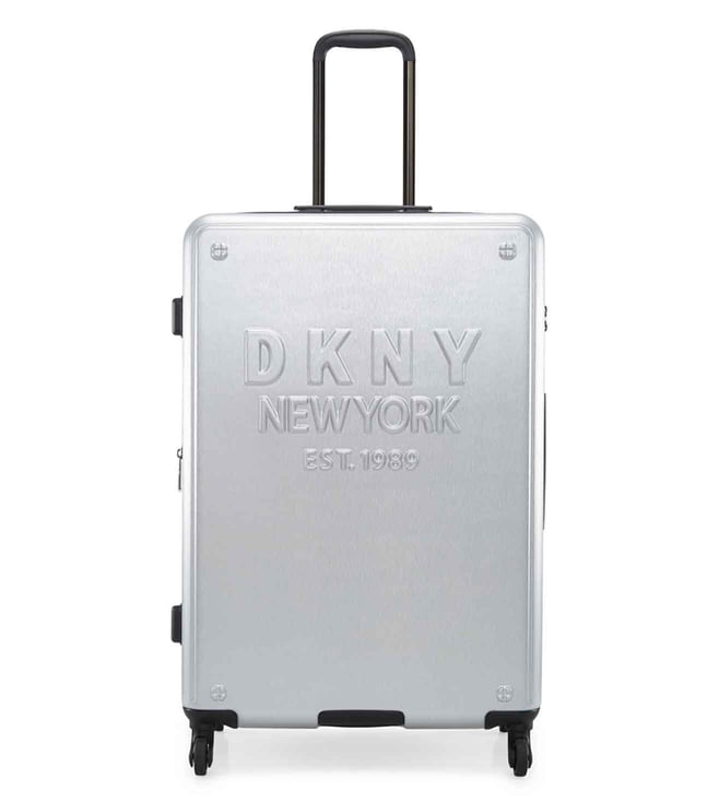 Buy DKNY Pink Allore Large Checked Trolley Online @ Tata CLiQ Luxury