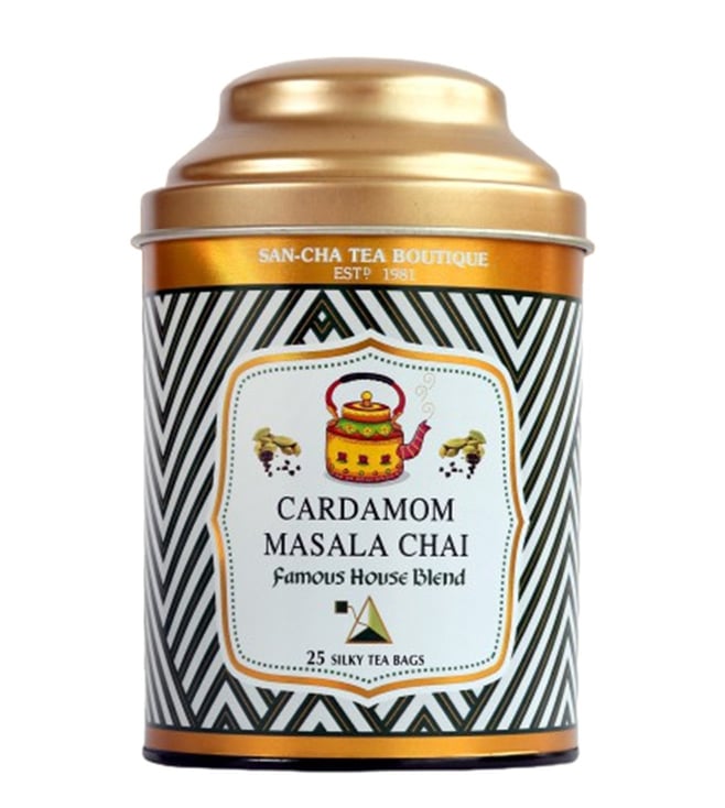 Buy Sancha Tea Cardamom Masala Chai 25 Tea Bags 50 g for