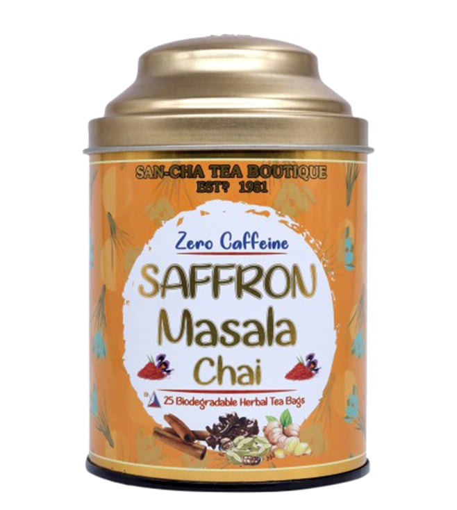 Buy Sancha Tea Saffron Masala Chai 25 Tea Bags 25 g for Online