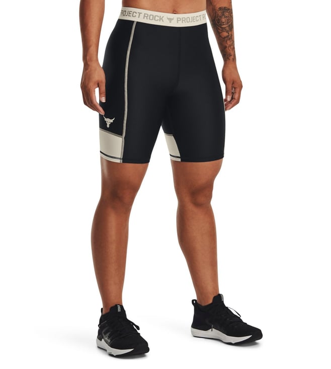 Buy Under Armour Project Rock Black Super Fit Training Shorts