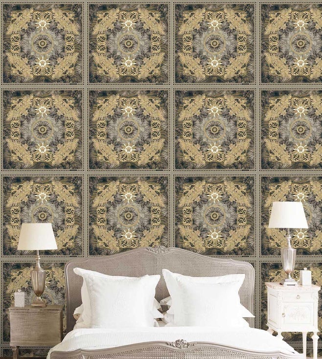 Geometric Versace Pattern 3D Wall Mural