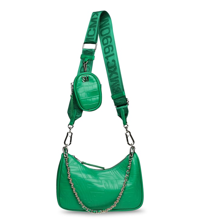 Evelyn Bag Dark Green Crossbody Bag | ONESZ | by Steve Madden