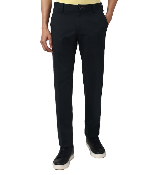 Buy Genips Men Light Green Self Design Cotton Blend Slim Fit Trousers (36)  Online at Best Prices in India - JioMart.