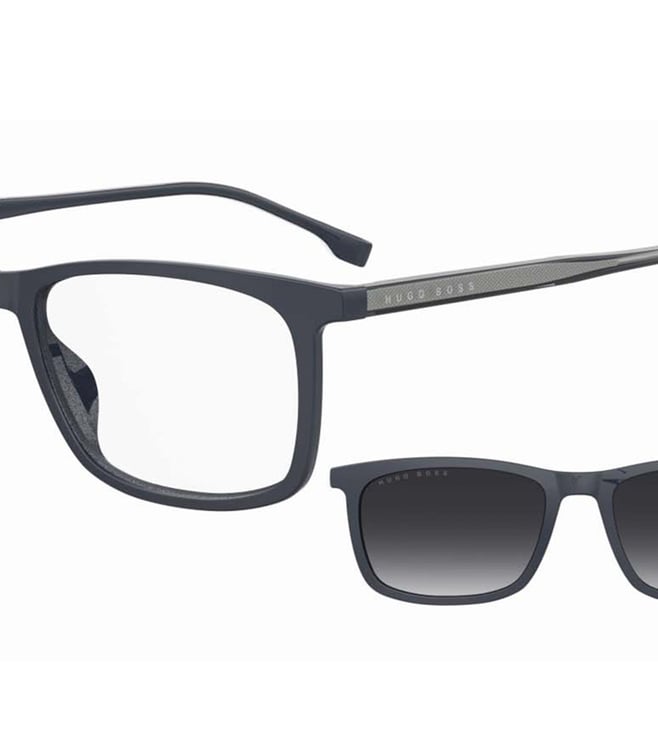 Buy Hugo Boss 202967KB7569O Grey Square Sunglasses for Men Online