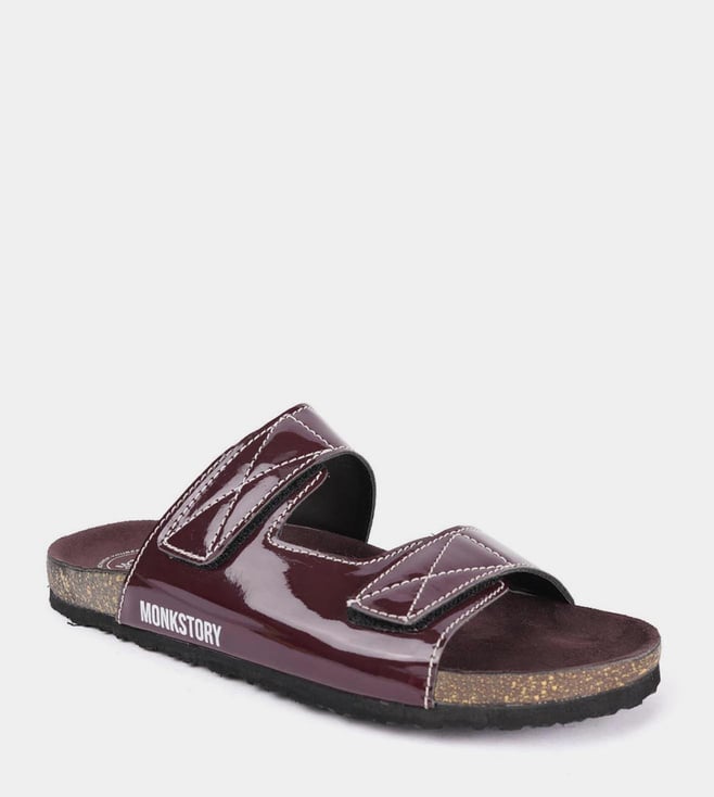 Birkenstock arizona patent bordeaux hot sale