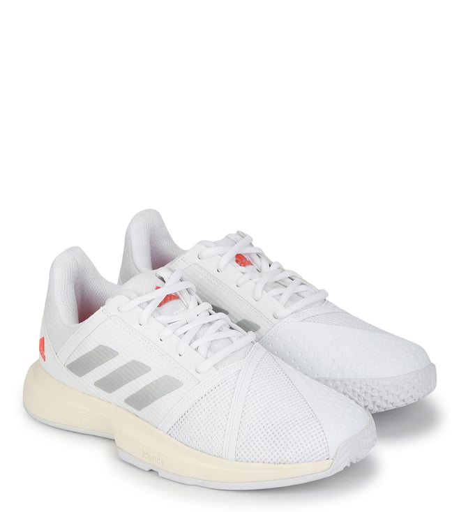 Buy Adidas CourtJam Bounce White Tennis Shoes Online @ Tata CLiQ Luxury