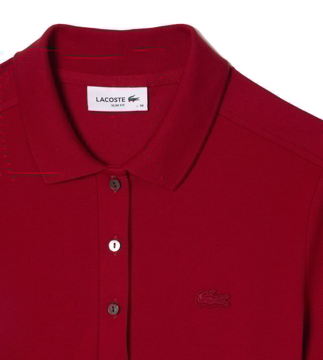Lacoste Red Core Collection Slim Fit Polo TShirt