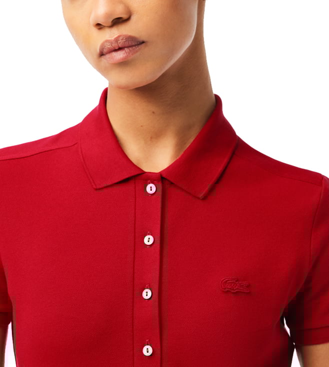 Lacoste Red Core Collection Slim Fit Polo TShirt