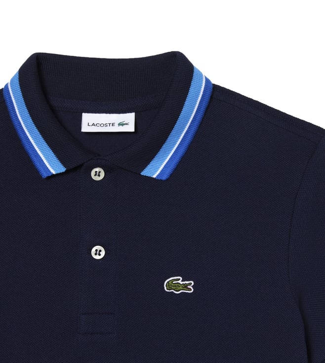 Lacoste Kids Navy Core Collection Regular Fit Polo TShirt