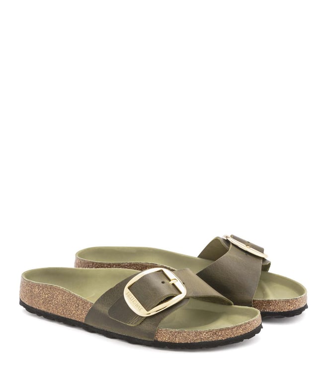 Olive green birkenstock discount sandals