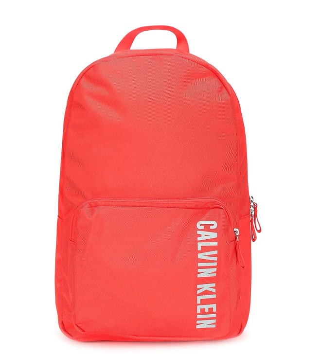 Calvin klein backpack red new arrivals