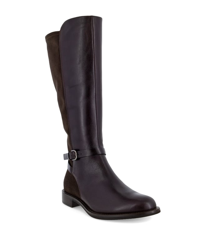 Buy ECCO Black Shape 35 Squared High Cut Boots for Women Online