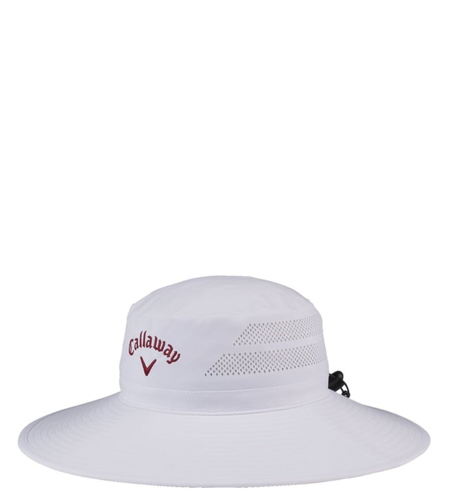 Callaway Golf White Sun Bucket Hat (Medium)