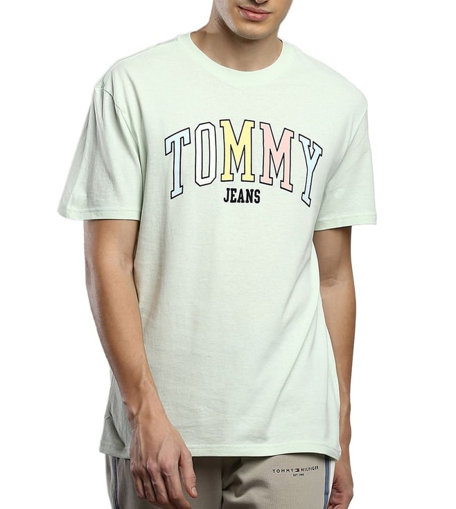 Buy Tommy Hilfiger Minty Printed Classic Fit T Shirt for Men