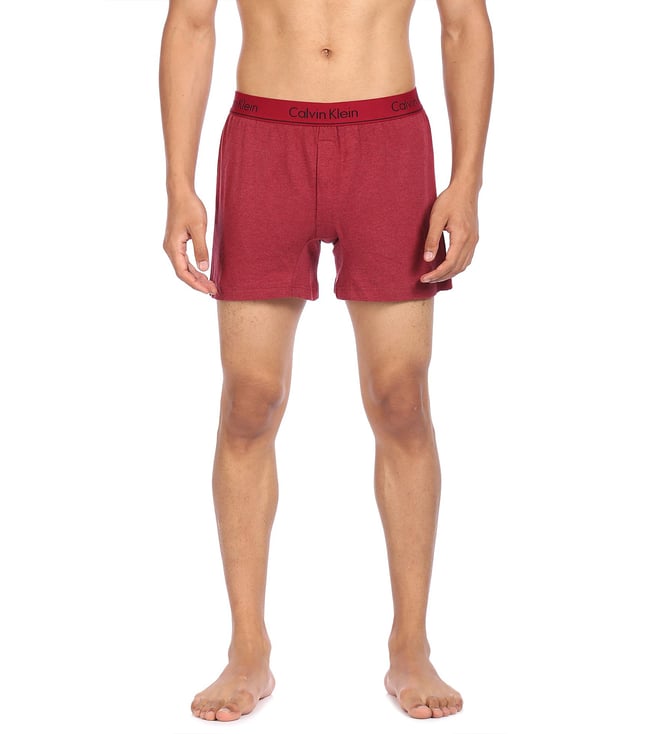 Calvin Klein Red Logo Regular Fit Boxers