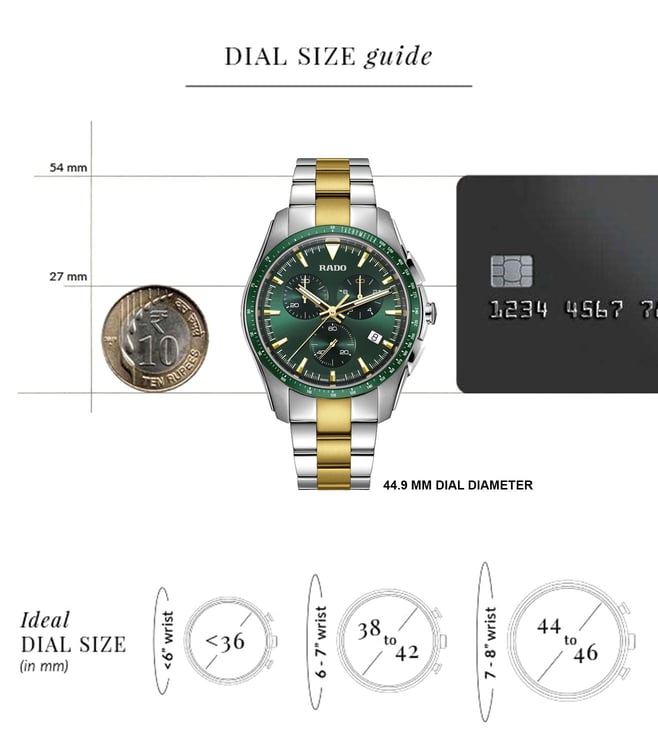 Buy RADO R32259323 HyperChrome Chronograph Watch for Men Online @ Tata ...