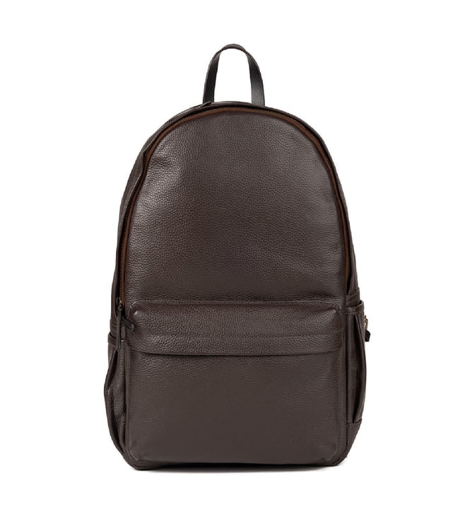 Leather Backpack | Dark Brown – Jerusalem Sandals