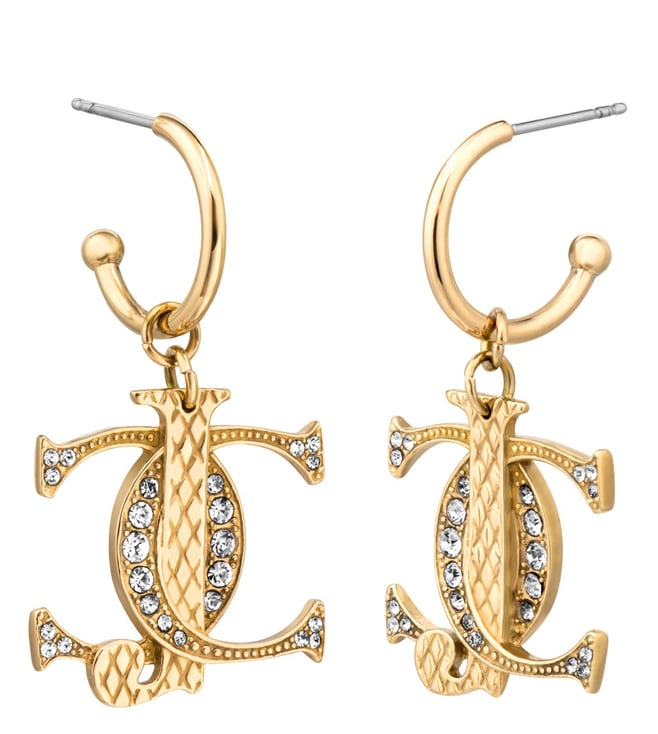 Chanel Gold Cc Drop Earrings