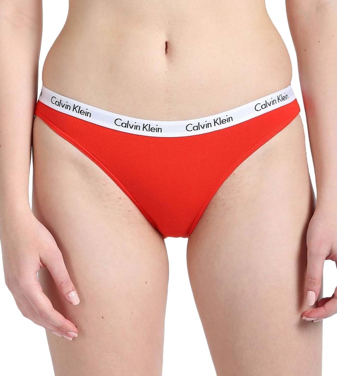 Buy Calvin Klein Underwear Black Logo Regular Fit Panties for Women's  Online @ Tata CLiQ