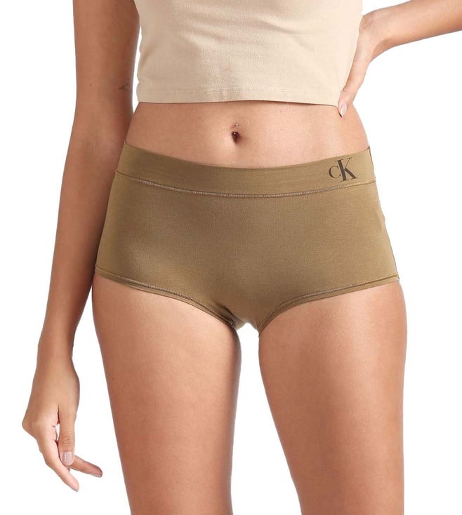 Buy Calvin Klein Underwear Kangaroo Logo Regular Fit Panties for Women  Online @ Tata CLiQ Luxury