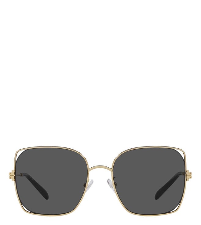 Tory Burch 60 mm Shiny Light Gold Sunglasses | World of Watches