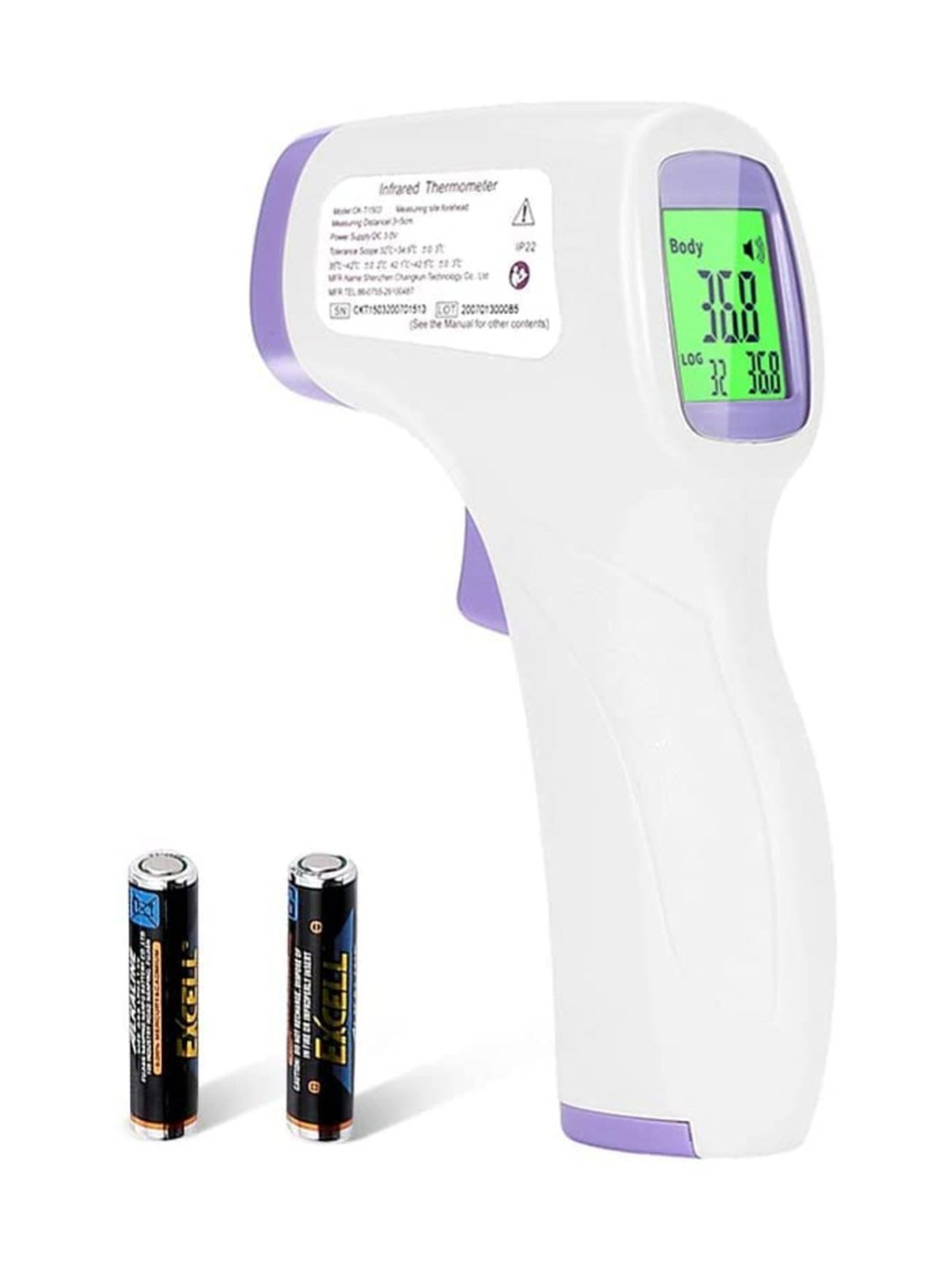 MCP Non-contact Digital Laser Infrared Thermometer with Back Light LCD  Display at Rs 1299/piece, Industrial and Medical Temperature gun in Delhi