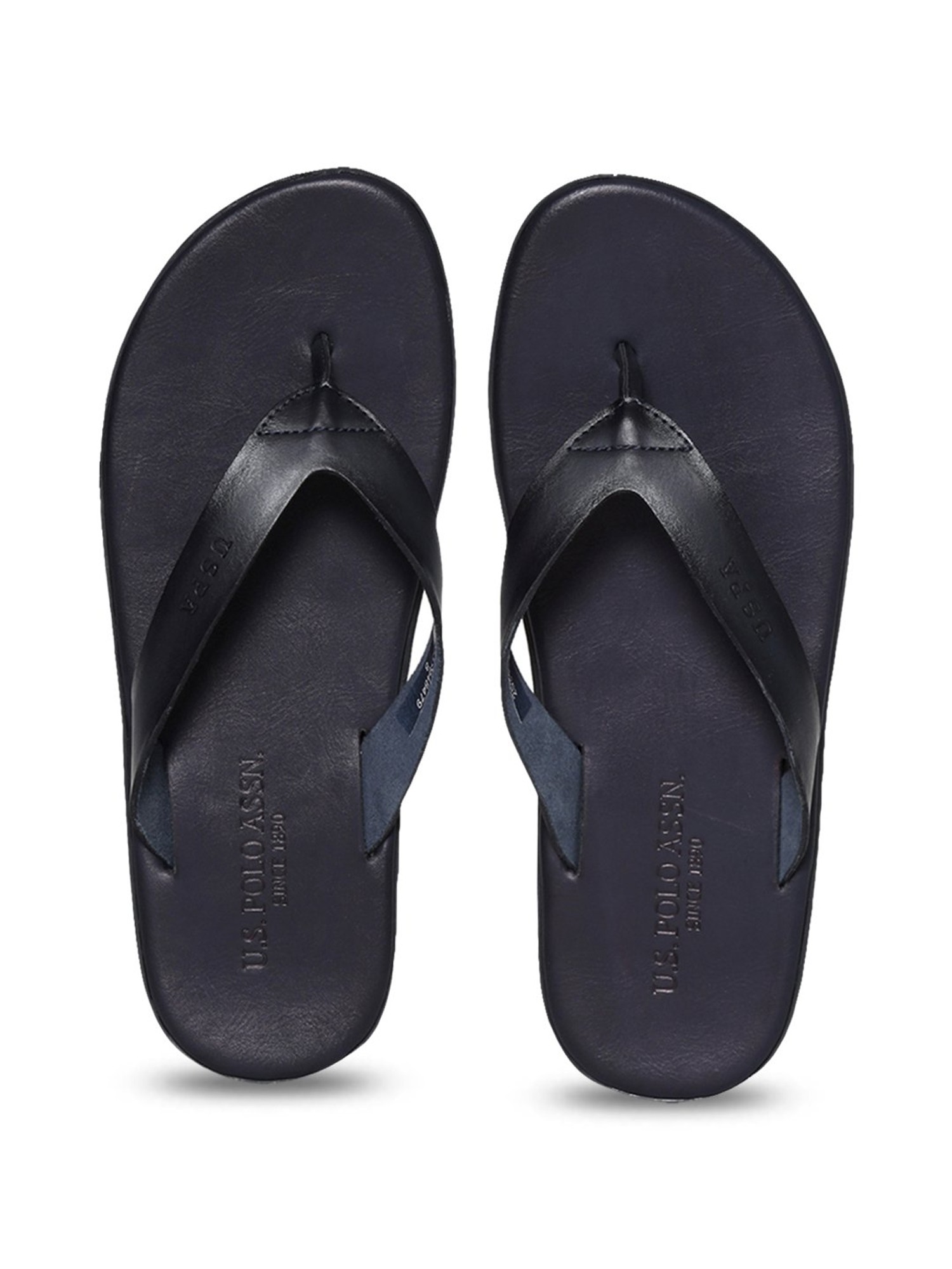 U.S.POLO.ASSN. Solid IRLING Black Slippers: Buy U.S.POLO.ASSN. Solid IRLING  Black Slippers Online at Best Price in India | NykaaMan