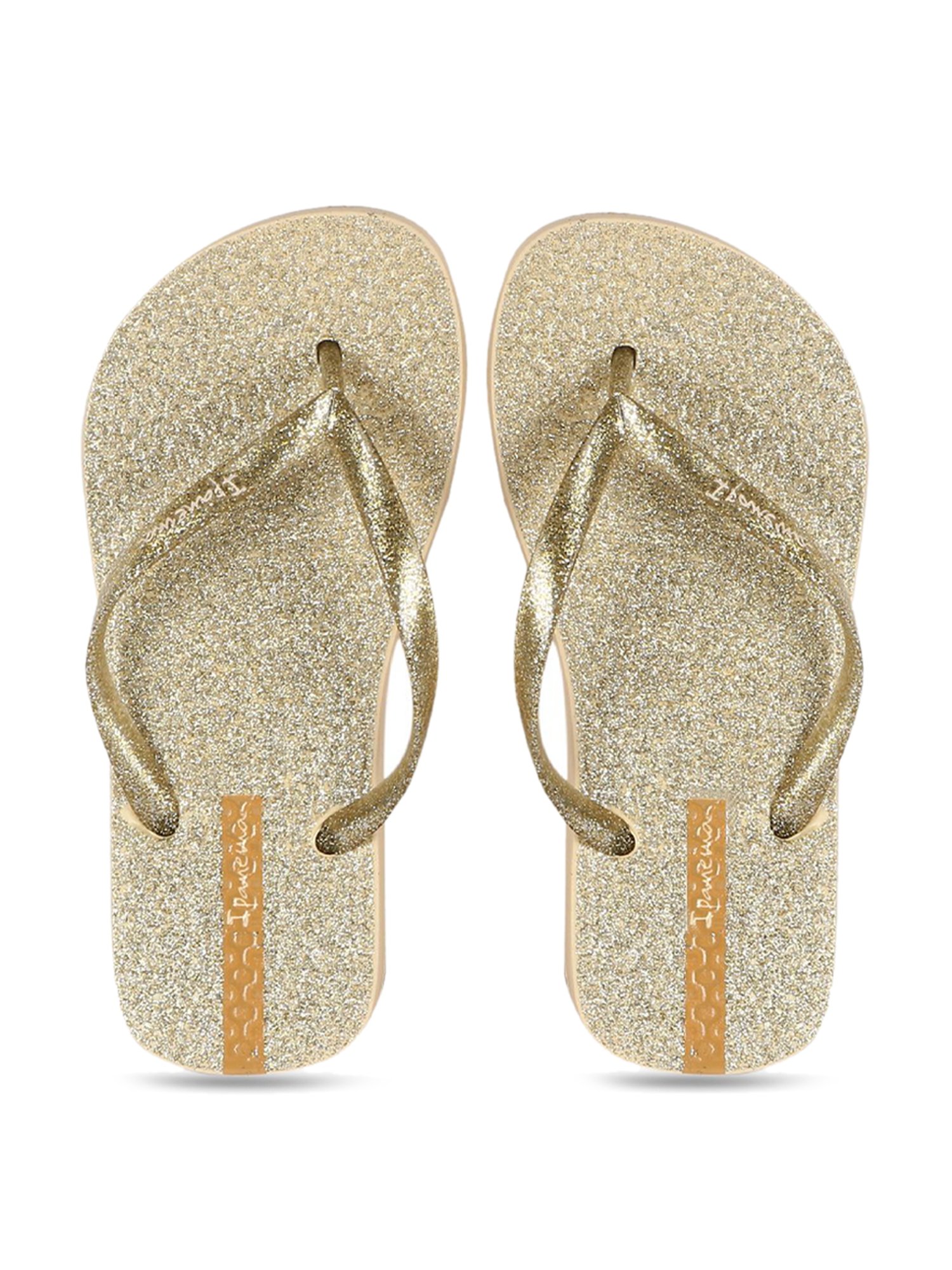 Buy Ipanema Women s Glitter Fem Golden Flip Flops for Women at