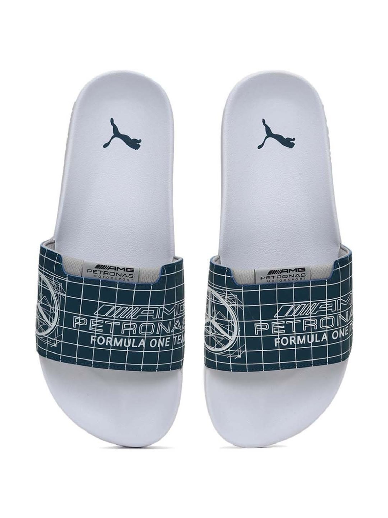 Puma leadcat jelly slides 2024 white