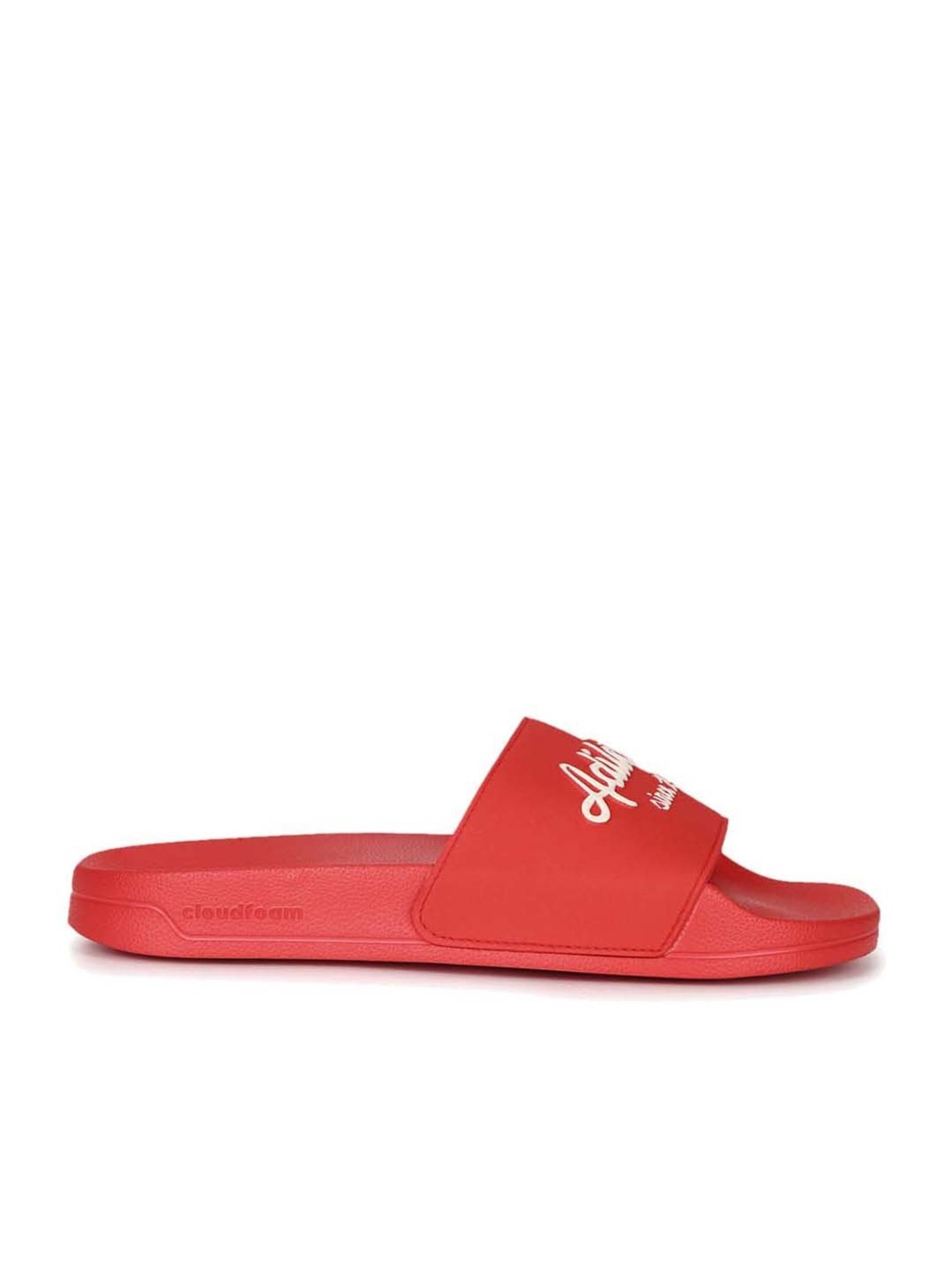 Buy Adidas Men s ADILETTE SHOWER Unisex Red Slides for Men at Best