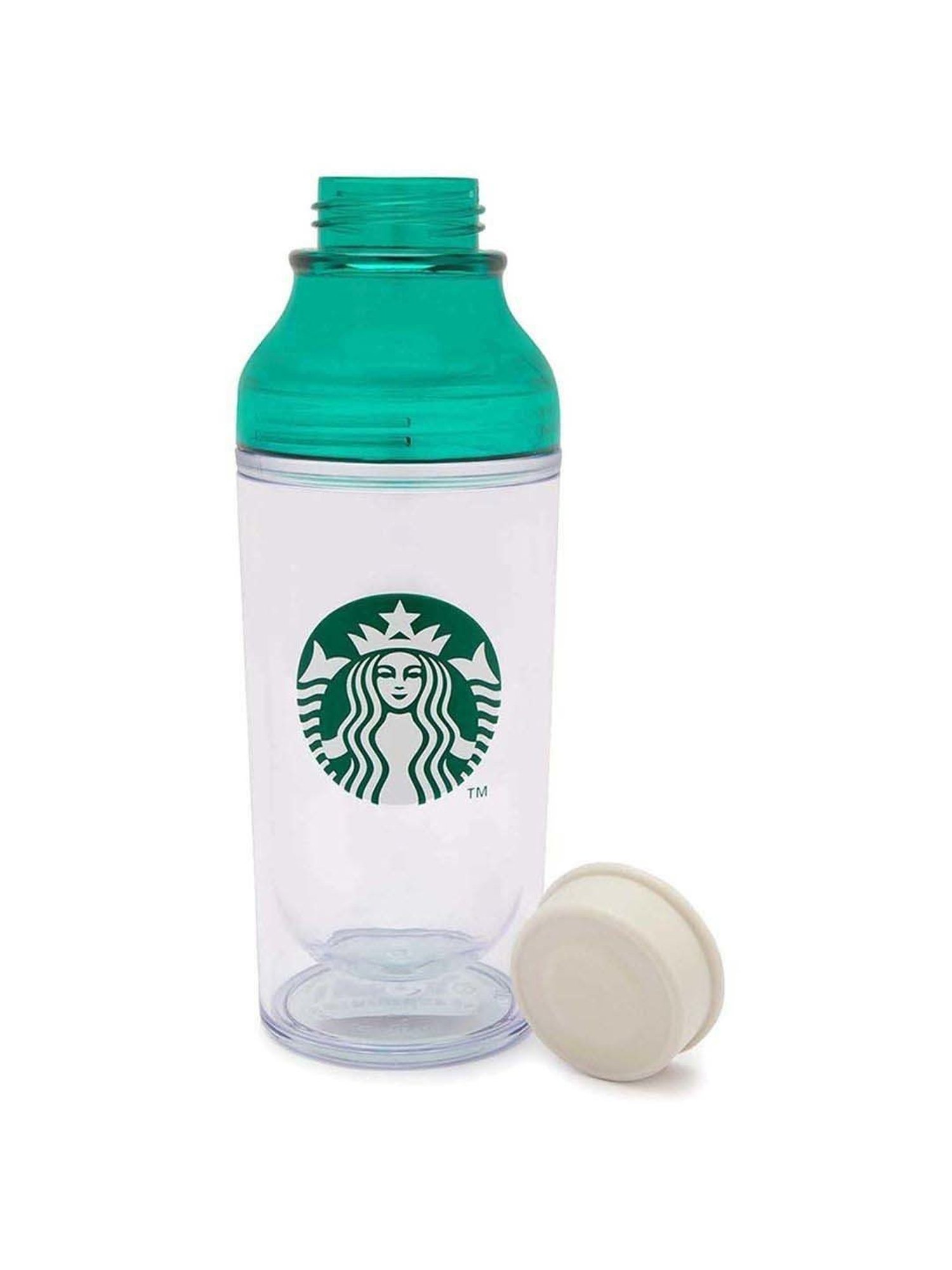 Green & White Shaker Bottle 443 ml Starbucks Coffee