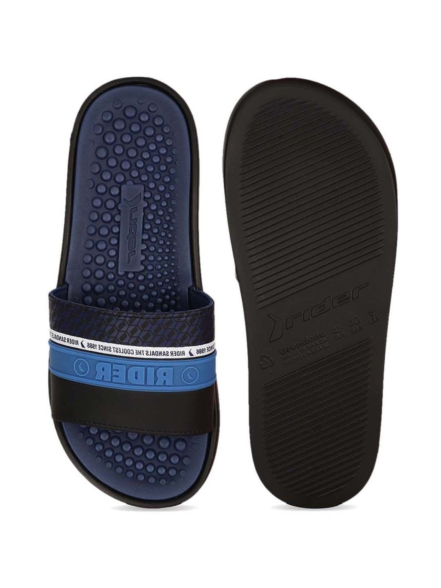 Rider Men's Free Sandal in Black/Beige Rider