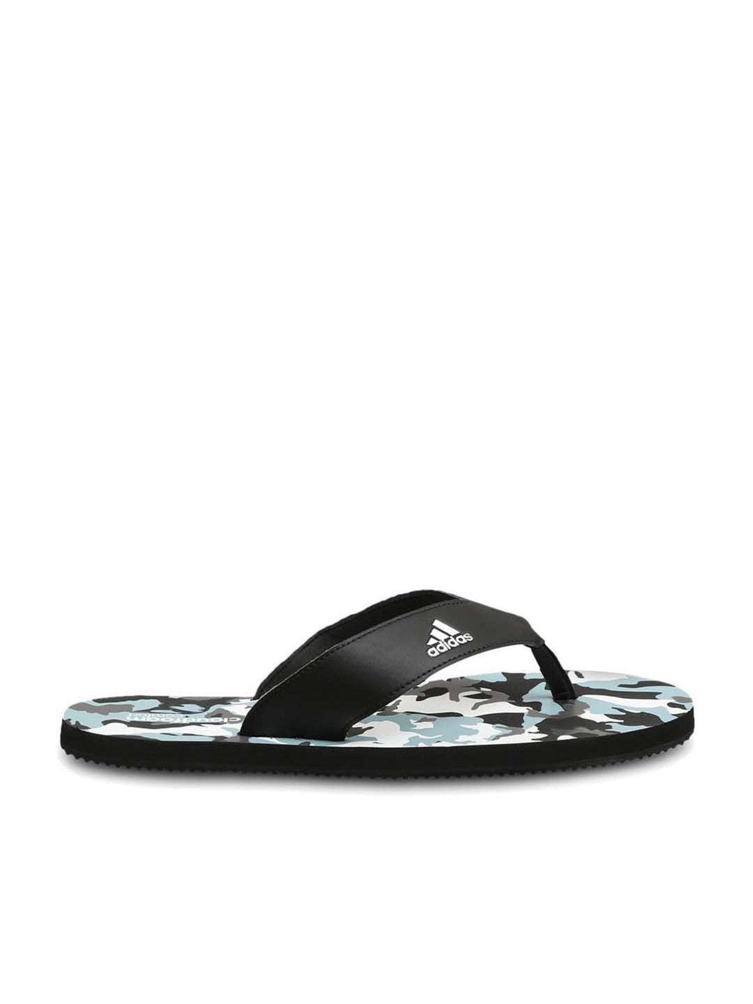 Buy Adidas Men s CLOUDFOAM M Black Flip Flops for Men at Best