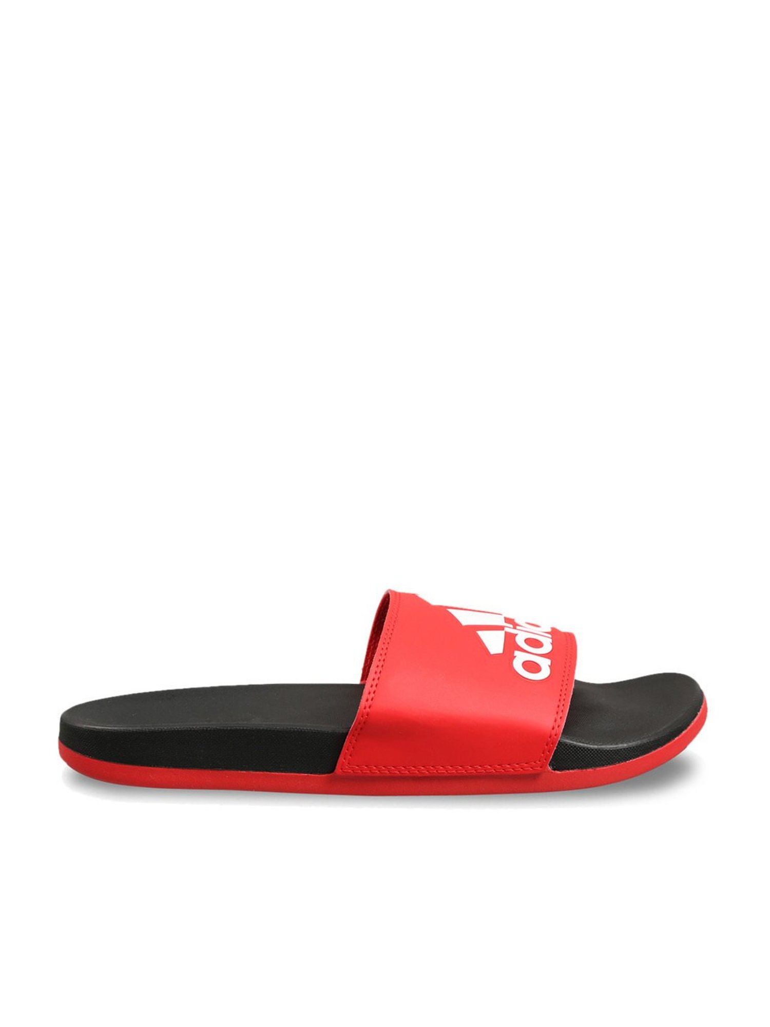 Buy Adidas Men s ADILETTE COMFORT Red Slides for Men at Best Price