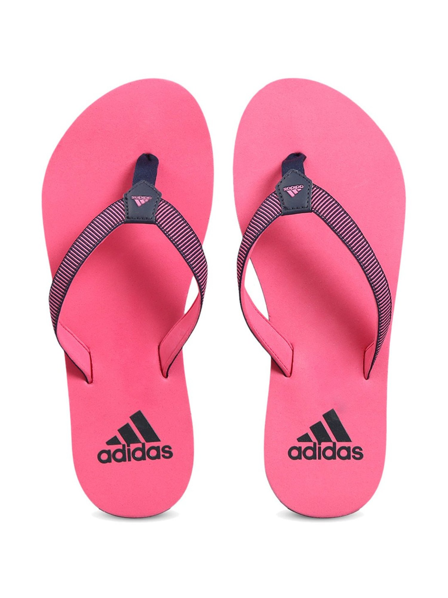 Pink adidas 2025 flip flops