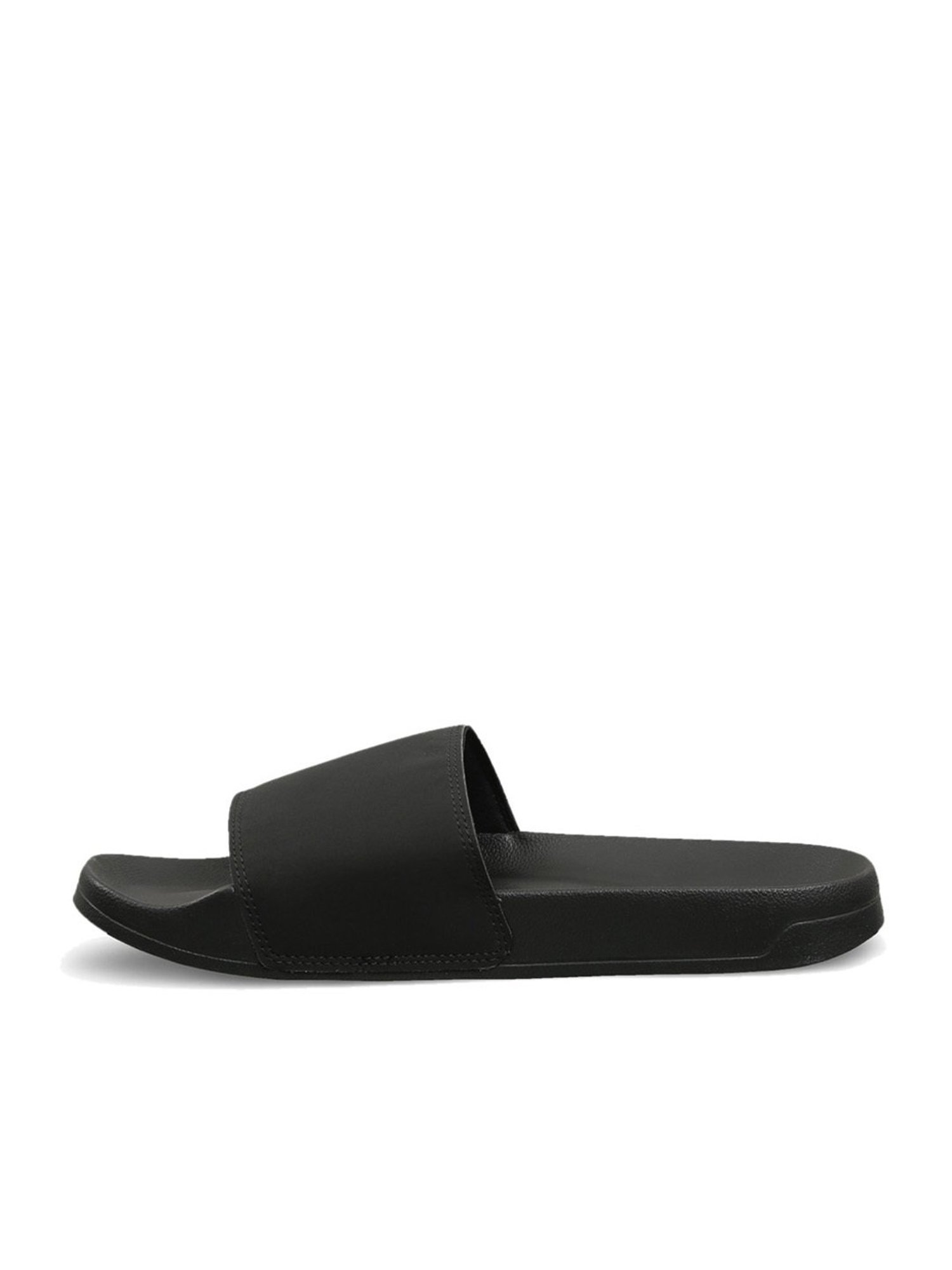 Black discount slide sandals