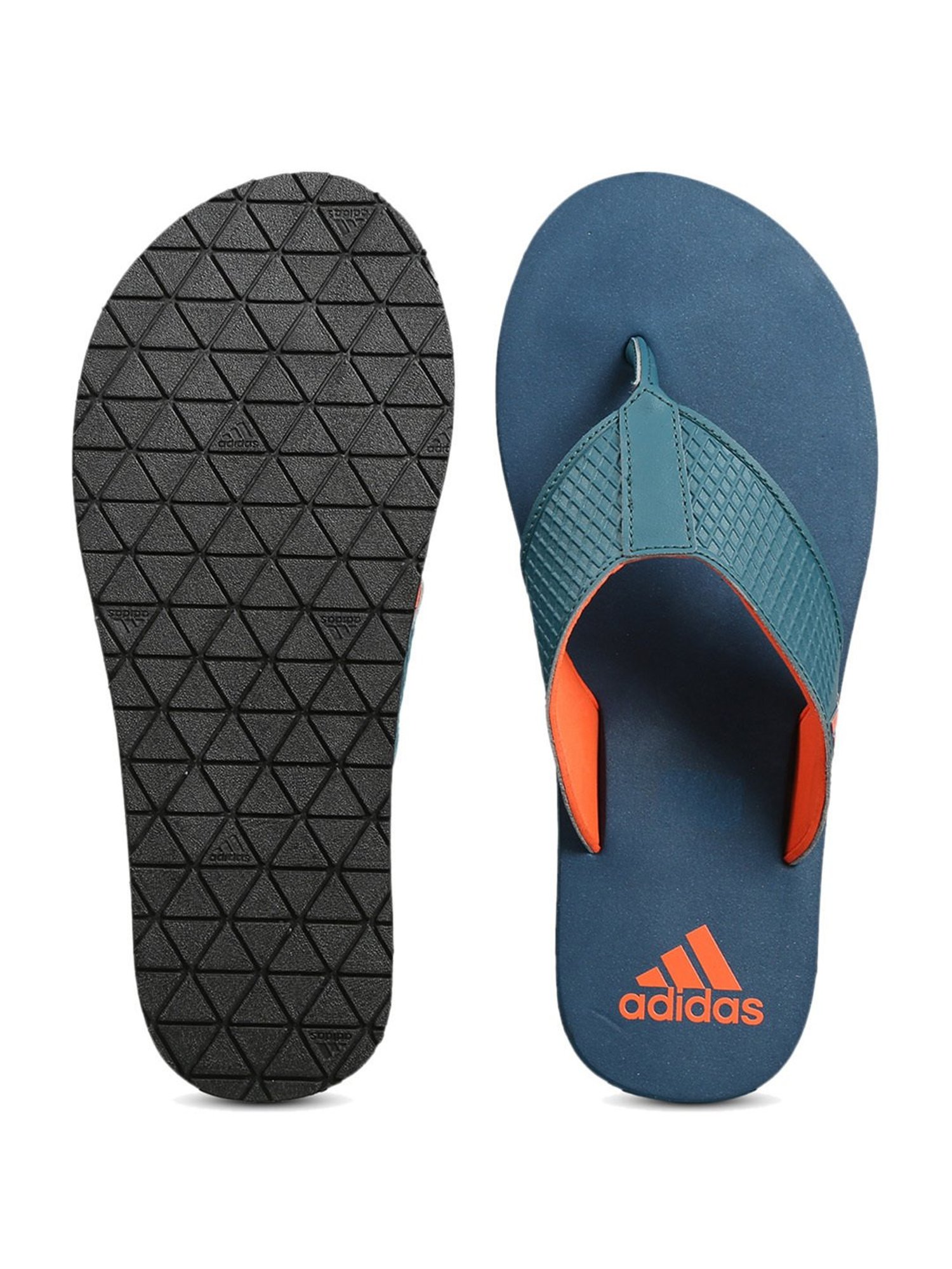 Buy Adidas Men s URBANSCAPE Teal Blue Flip Flops for Men at Best