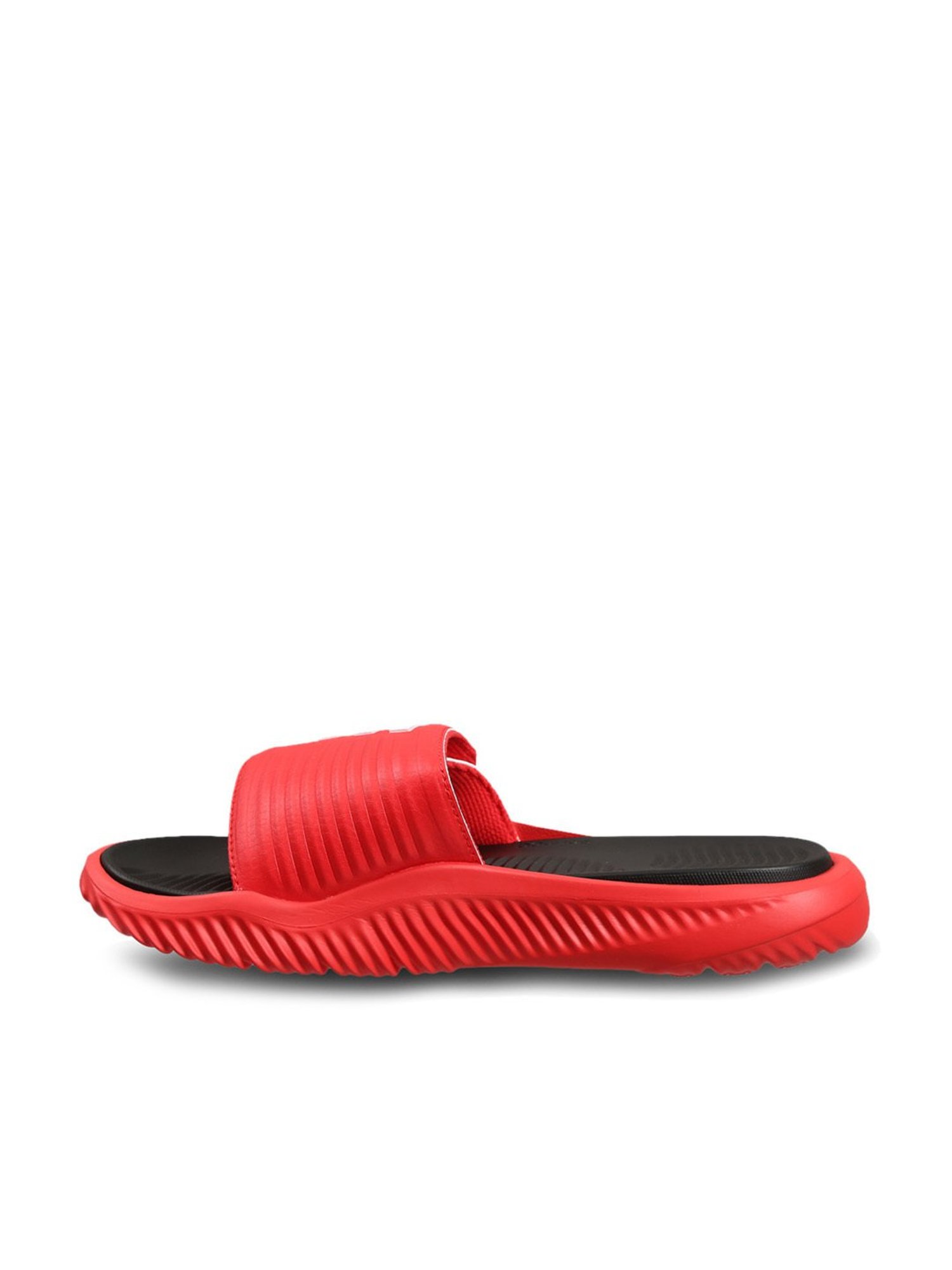 Buy Adidas Men s ALPHABOUNCE Red Slides for Men at Best Price