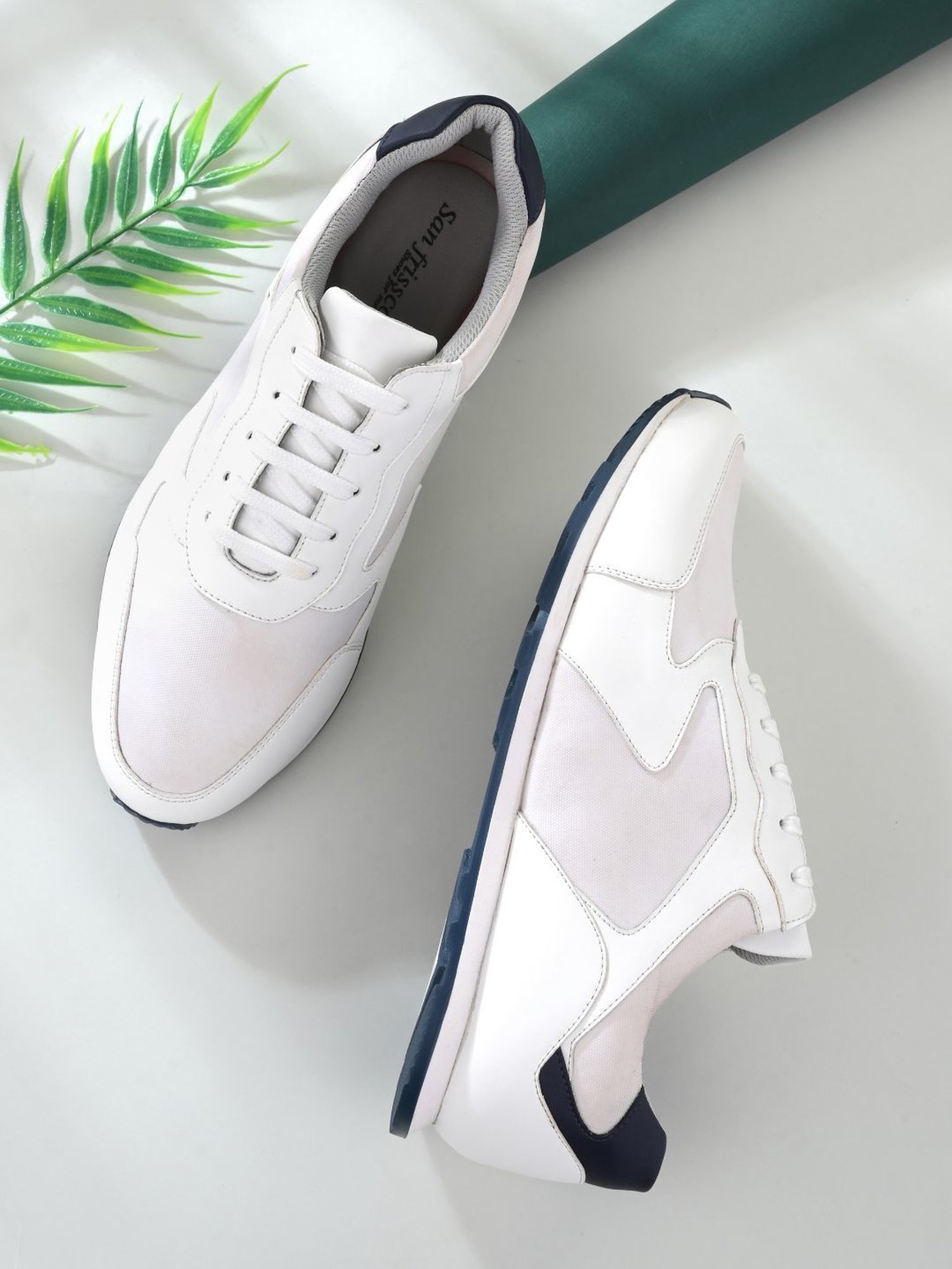 The Roadster Lifestyle Co Men White Sneakers