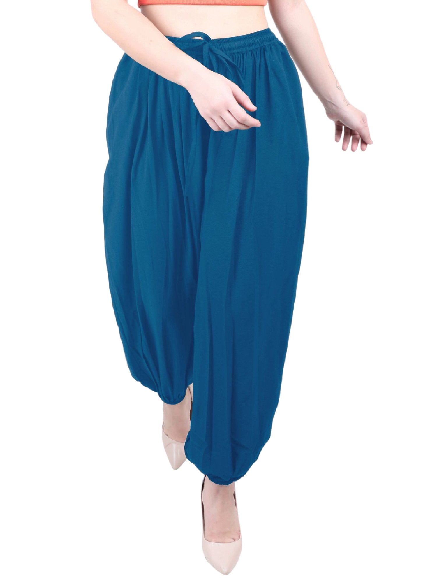 Deep Teal Harem Pants