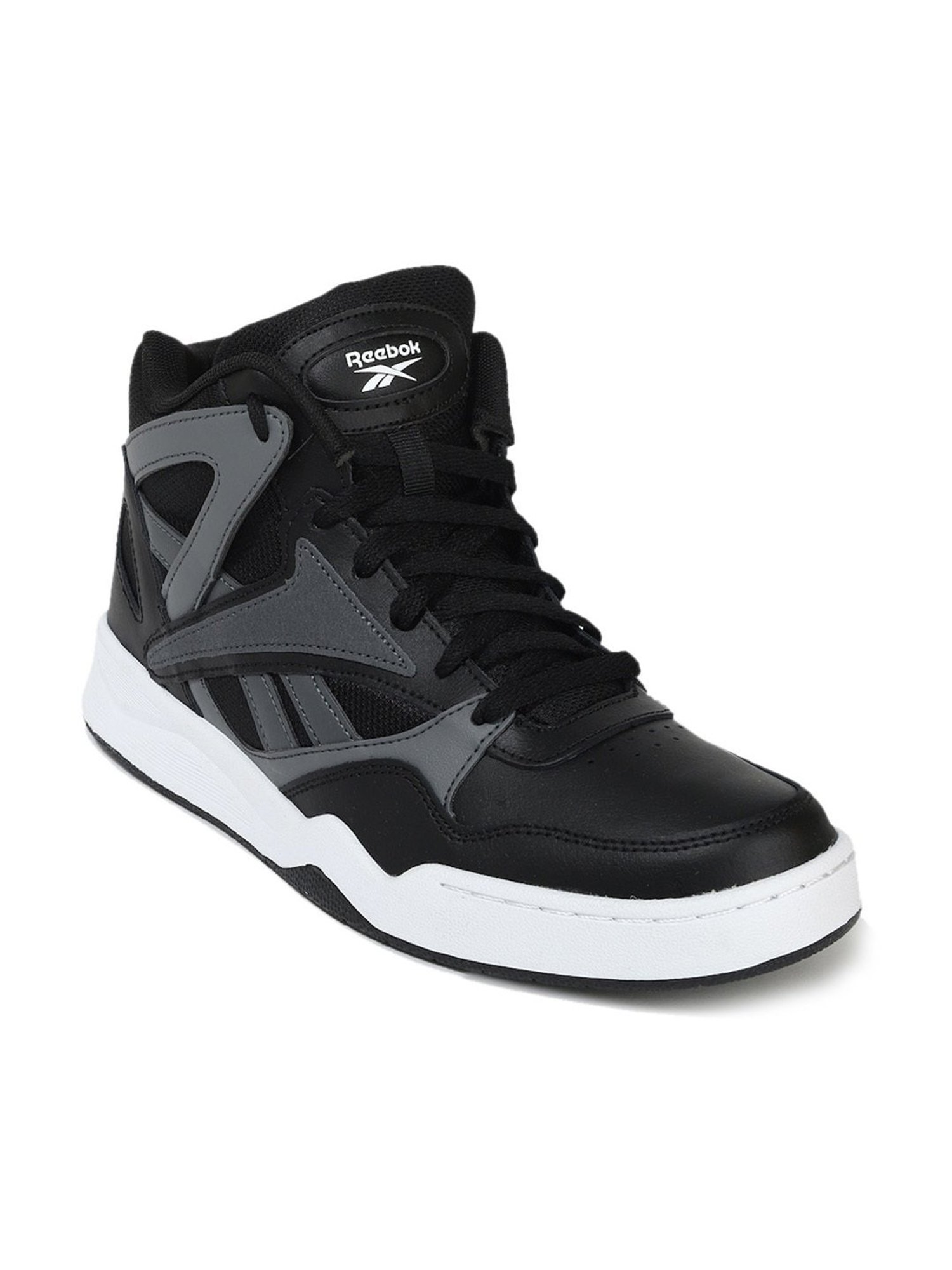 Buy Reebok Men s Royal Bb4590 Black Ankle High Sneakers for Men at Best Price Tata CLiQ